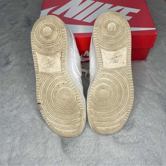 Nike Court Vision Low Top White Sneakers Size 7.5 - Picture 8 of 11